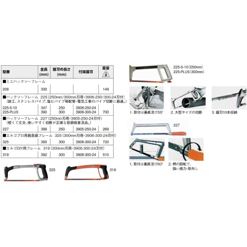 Bahco Bahco  208 Mini Hacksaw 1