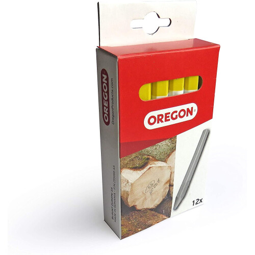 Oregon 295363 Multi Surface Marking Crayon - gul (pack med 12) 1