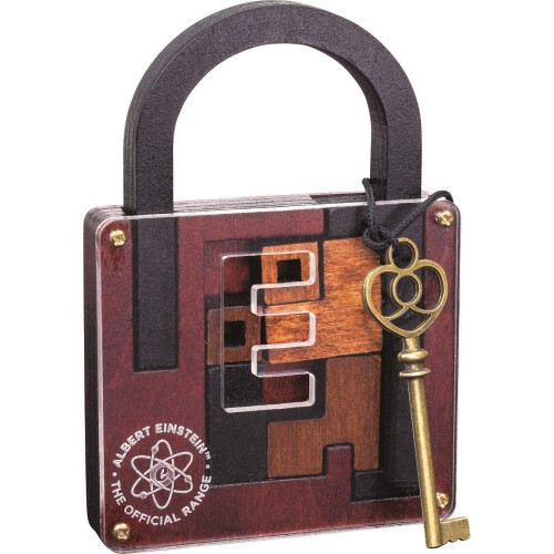 The Einstein Collection Lock Puzzle - Tricky ?????t? pa????d? e??ef???? - 3D Brain Teaser Puzzles ap? t?? Professor Puzzle. 1