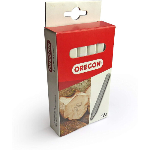 Oregon 295364 Multi Surface Marking Crayon - White (Pack of 12) 1