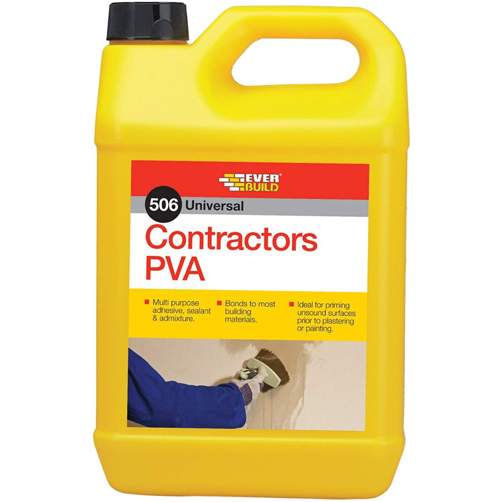 Everbuild CONPVA5 Contractors PVA 5Kg