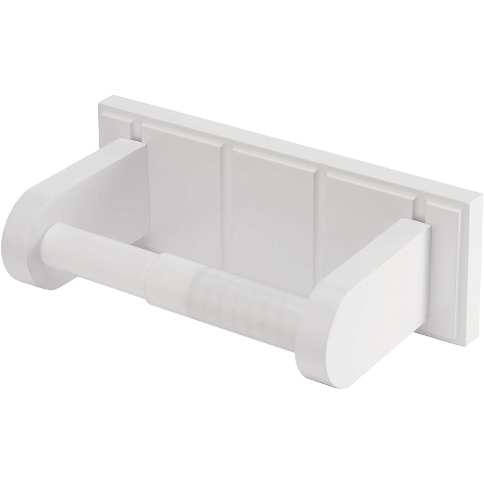 Croydex Toilet Roll Holder, Pine, White, One Size