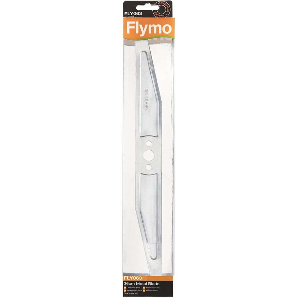 Genuine Flymo 36 cm Metal Lawnmower Blade to suit Glide Master 360 FLY063