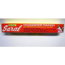 Yellow SARAL Wax-Free Transfer (Tracing) Paper for Precision Tracing on Any Surface-12 inches x 12 Foot roll