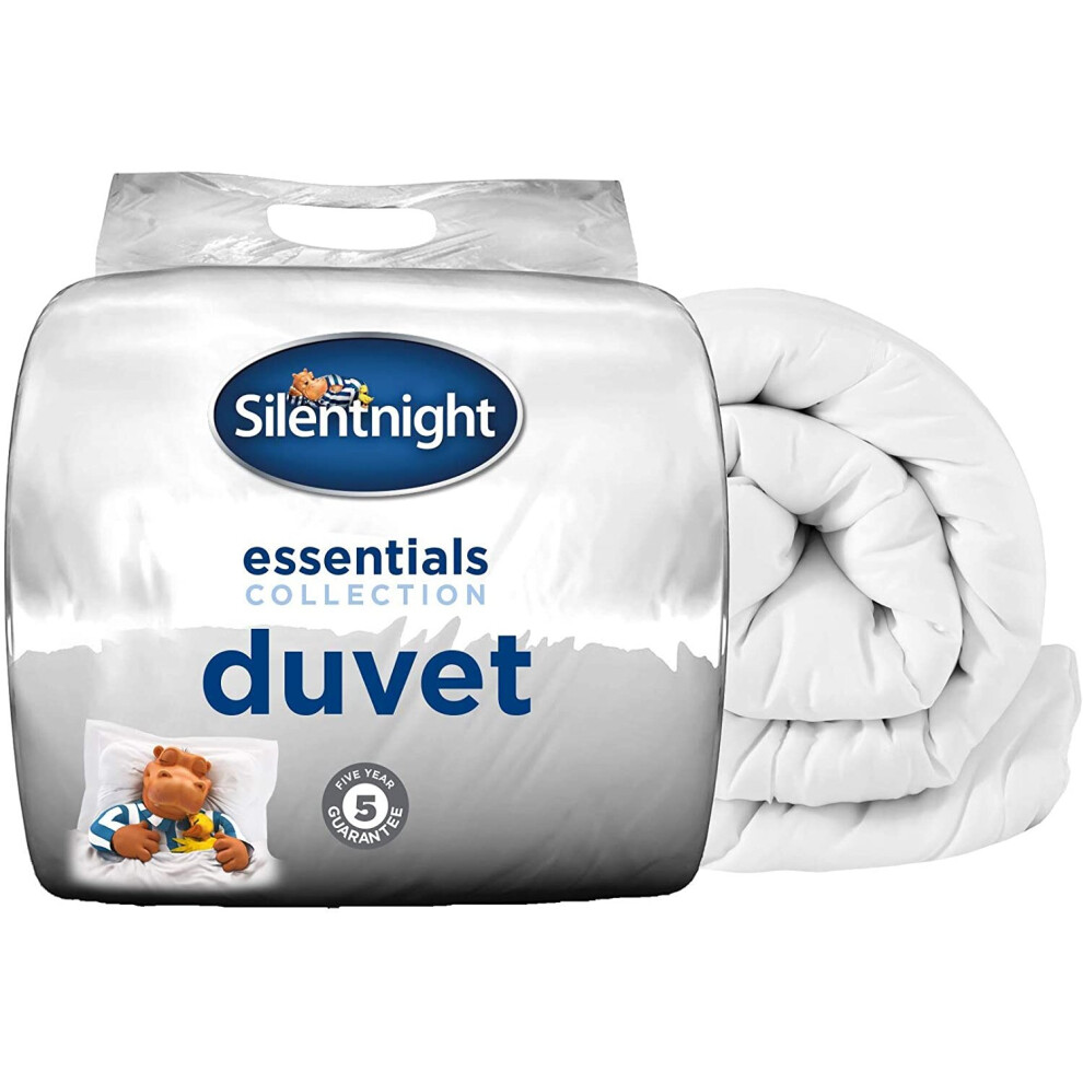 Silentnight Essential 13.5 Tog Duvet, White, Single