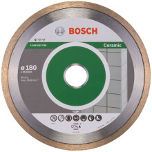 Bosch Professional 2608602536 Standard for Ceramic Diamond Cutting disc, Silver/Grey, 180 mm