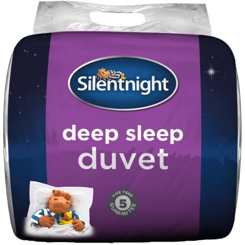 Silentnight Silentnight Deep Sleep 10.5 Tog Duvet, Microfibre, White, Single
