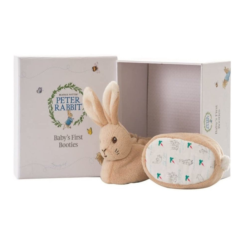 Peter Rabbit Baby Booties Gift Set