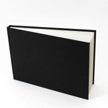 Artgecko Classy Sketchbook, Casebound (A5 Landscape) - 92 Pages (46 Sheets) 150gsm Acid Free White Cartridge Paper