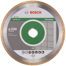 Diamant doorslijpschijf - Bosch - Professional - 200 mm - Boring 25,40 mm - Breedte 1,6 mm