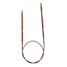 KnitPro 80 cm x 8 mm Symfonie Fixed Circular Needles, Multi-Color
