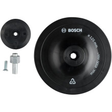 Bosch Professional 1609200240 Sanding Plates Ø 125 mm, Black, 125 mm x 8 mm