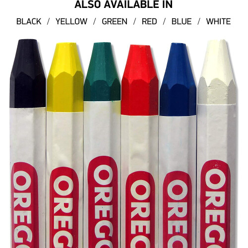 Oregon 295361 Multi Surface Marking Crayon - Red (Pack of 12) 2