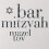 Claire Giles Toast Blue Pattern Bar Mitzvah Card 1