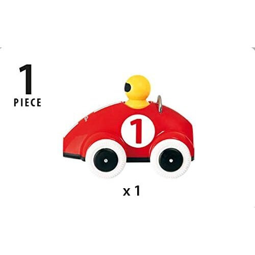 Brio Raceauto Push &amp; Go Rood - BRIO - 30226 - Terugloopmechanisme - Peuterspeelgoed 2