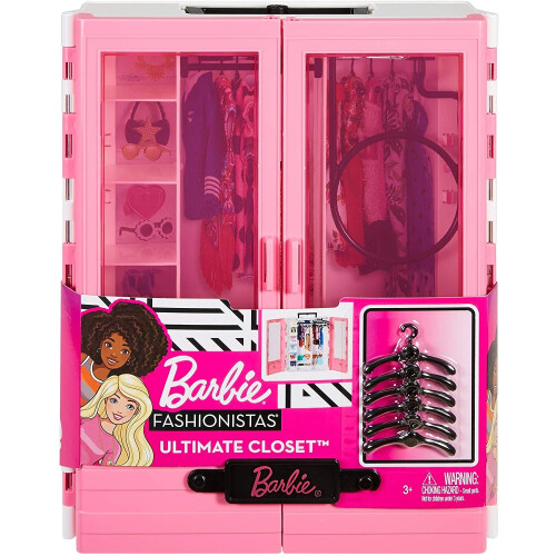 Barbie Fashionistas Ultimate closet Portable Fashion Toy for 3 to 8 Year Olds