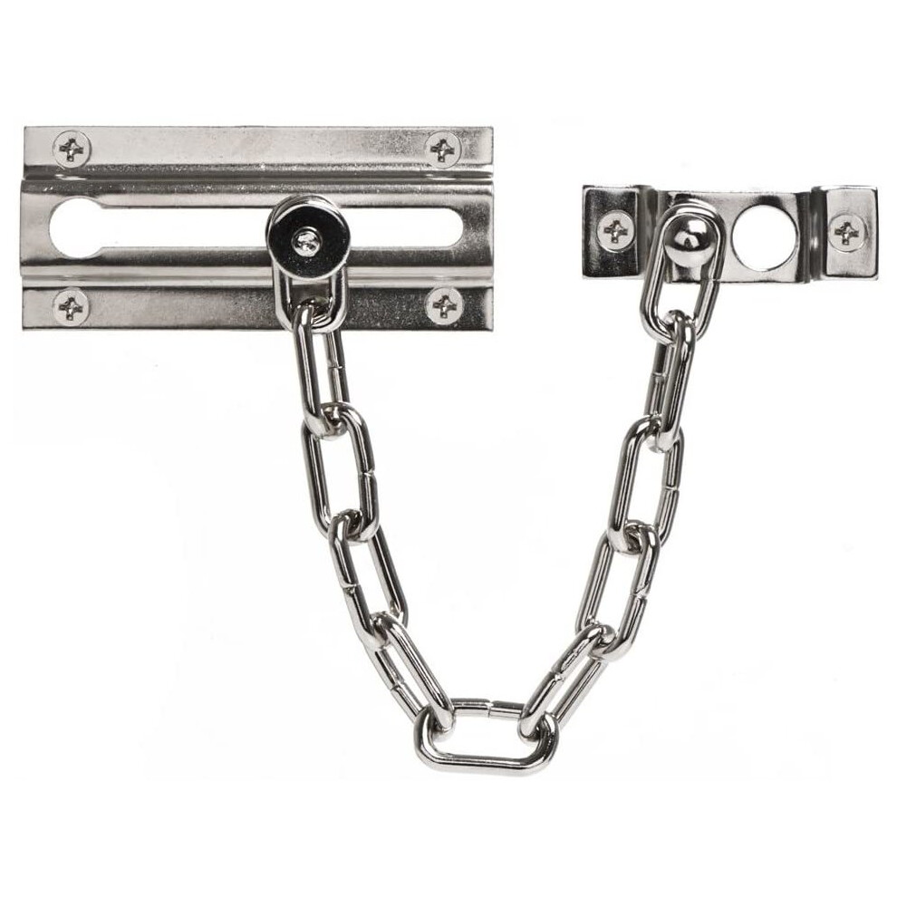 Merriway BH02668 Door Security Chain - Chrome Plated Steel