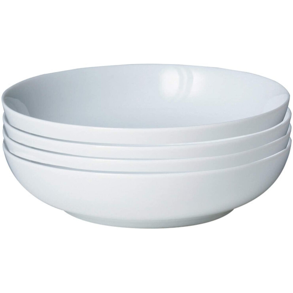 Denby By 4 Piece Pasta Bowl Set White