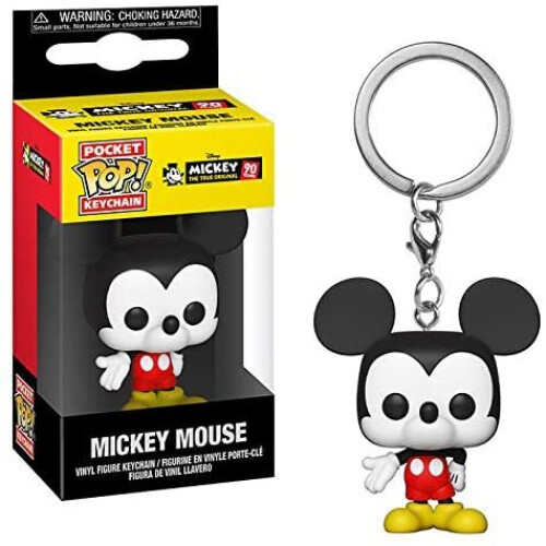 Funko Funko 32568 Pocket POP Keychain: Disney: Mickey Mouse 90th Anniversary S1, Multi 1