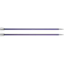 KnitPro Zing: Knitting Pins: Single Ended: 40cm x 7.00mm, Aluminium, Multi-Colour, 7mm