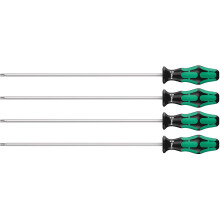 Wera 367/4 TORX® HF Kraftform extra-long blade with holding function screwdriver set, 4pc, 05028074001