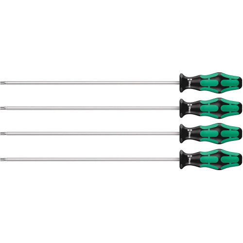 Wera Wera 367/4 TORX® HF Kraftform extra-long blade with holding function screwdriver set, 4pc, 05028074001