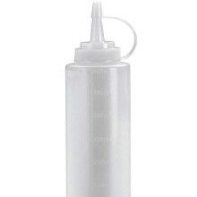 ibili 773904 Plastic Squeeze Bottle, White, 400 ml
