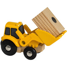 Brio World Farm Tractor Loader pour les enfants de 3 ans et plus. Compatible avec tous les ensembles de trains