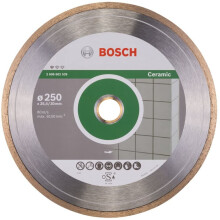 Bosch Professional 2608602539 Standard for Ceramic Diamond Cutting disc, Silver/Grey, 250 mm