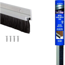 STORMGUARD 02SR0190838A Draught excluder, 838mm (2'9'), Aluminium
