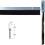 STORMGUARD 02SR0190838A Draught excluder, 838mm (2'9'), Aluminium 2