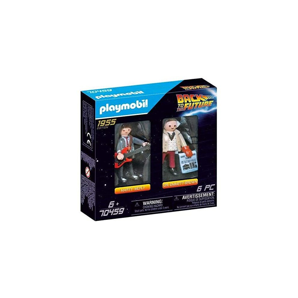 Playmobil 70459 Back To The Future Marty Mcfly And Dr. Emmett Brown