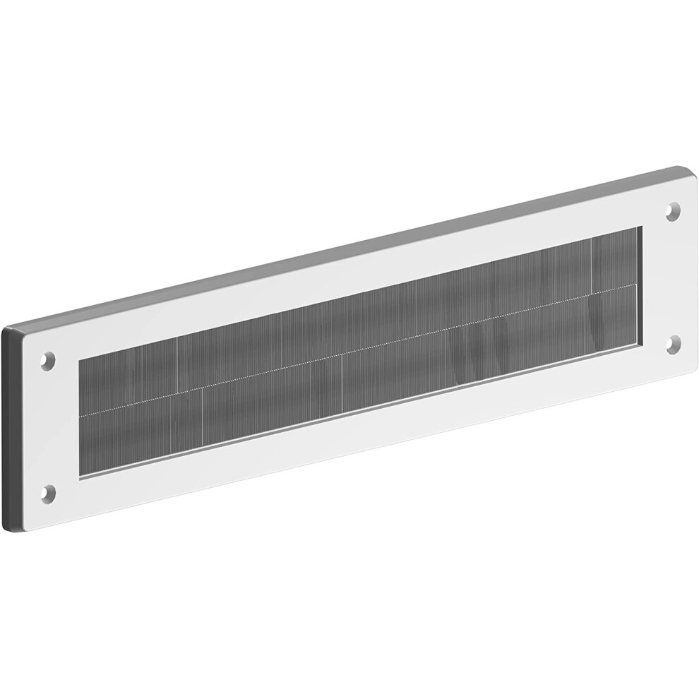 Stormguard 06Sr0150000w Internal Pvc Letter Box Brush Cover-White, Aluminium, External Dimentions 335Mm X 75Mm Aperture 279Mm X45mm 5017259000298