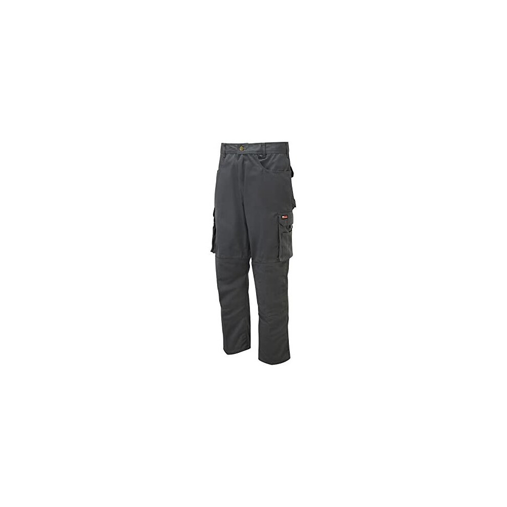 Tuffstuff 711 Pro Work Leg Long Trouser, Grey (Grey), 44W X 30L 5036948021307