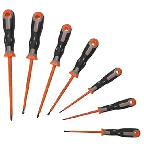 Bahco Bahco 202032 Tekno Plus VDE Screwdriver Set in Wallet (7 Pieces)