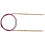 KnitPro 80 cm x 7 mm Basix Fixed Circular Needles, Birch 1