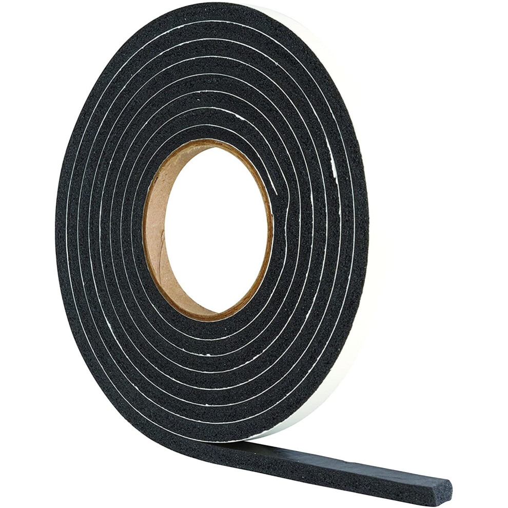 Stormguard 05Sr0363.5mbl 3.5M Extra Thick Self-Adhesive Polyvinyl Draught Excluder Foam Black