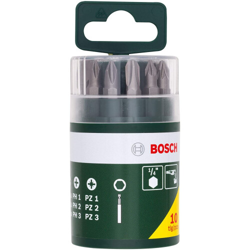 Bosch Bosch 10 Piece Screwdriver Set 1