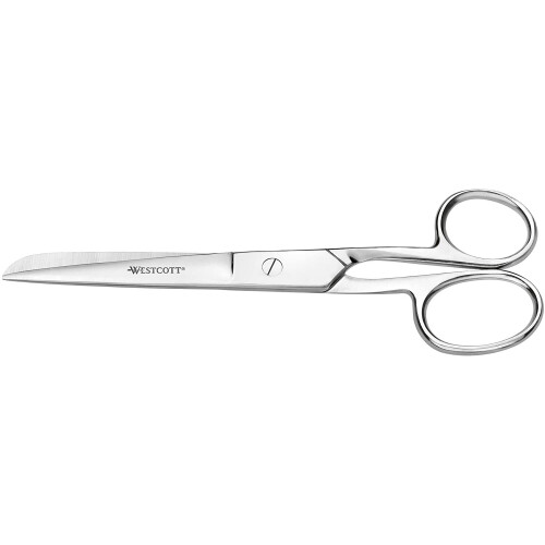 Westcott 6 inch Steel Scissor - Silver