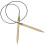 KnitPro 150 cm x 25 mm Basix Fixed Circular Needles, Birch 2