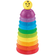 Fisher-Price Stablekopper og Rullekopper, Baby Stabel-legetøj med Farver og Tal, Fra 6 måneder