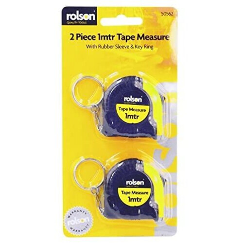 Rolson Rolson Tape Measure, 1 m - 2 Pieces 1