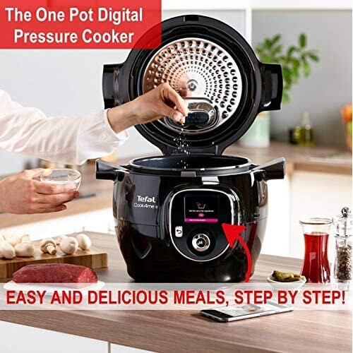 Tefal Ηλεκτρική χύτρα ταχύτητας Tefal Cook4Me+ CY851840 - 6 μερίδες/6 λίτρα 1
