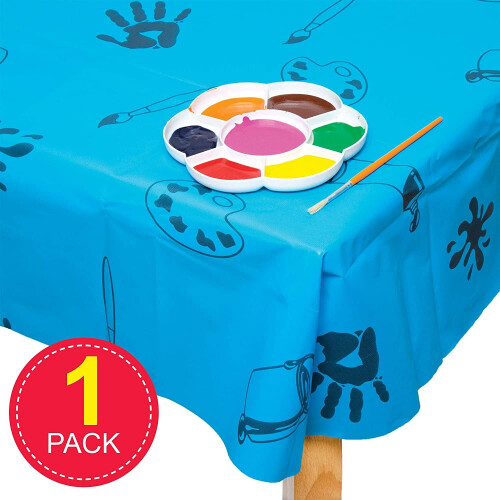 Baker Ross Tablecover, Blue, 150cm x 150cm 1