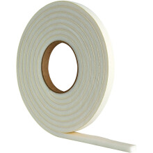 Extra Thick Draught Excluder Strip (3.5m White Rubber Foam for gaps 4-7mm)