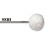Vic Firth VICKICK ΜΑΛΑΚΑΣ DRUM BEATER-- Μεσαίος Κεφαλή από Φελτ και Φλις 2