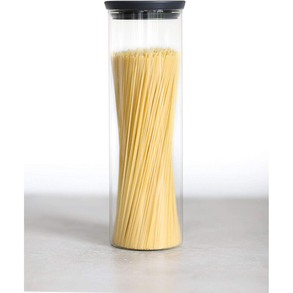 New Brabantia Glass Stackable Jar, 1.9 L