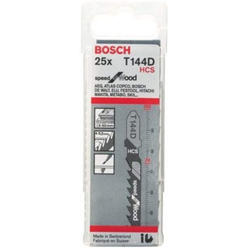 Bosch Bosch Professional 2608633625 Jigsaw Blade T 144 D