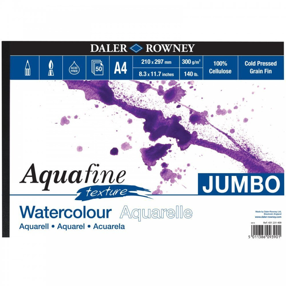 Aquafine WC Texture Pad A4 300G 50SH