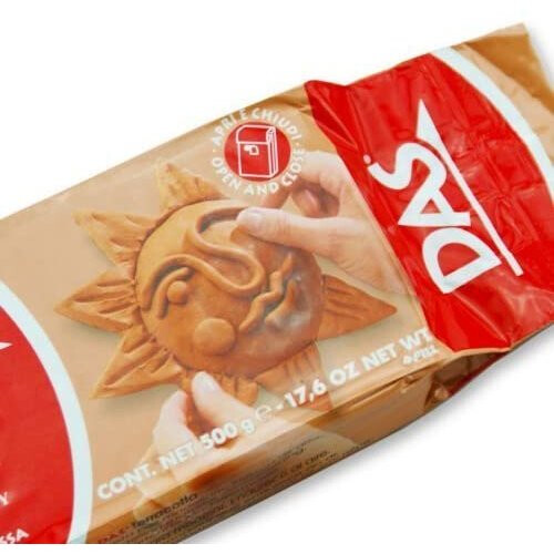 Das Terracotta modelling Material air drying clay 485g Net 500g 2